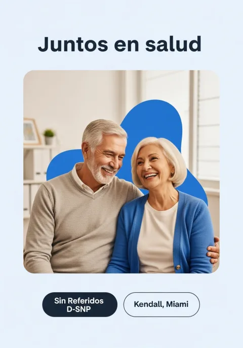 Senior couple with Preferred Care Partners at Veritas Medical Group Kendall Miami